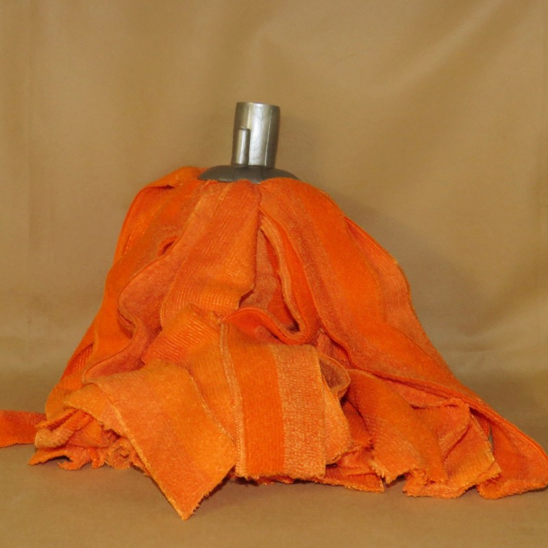 Fregona Microfibra Tiras Naranja